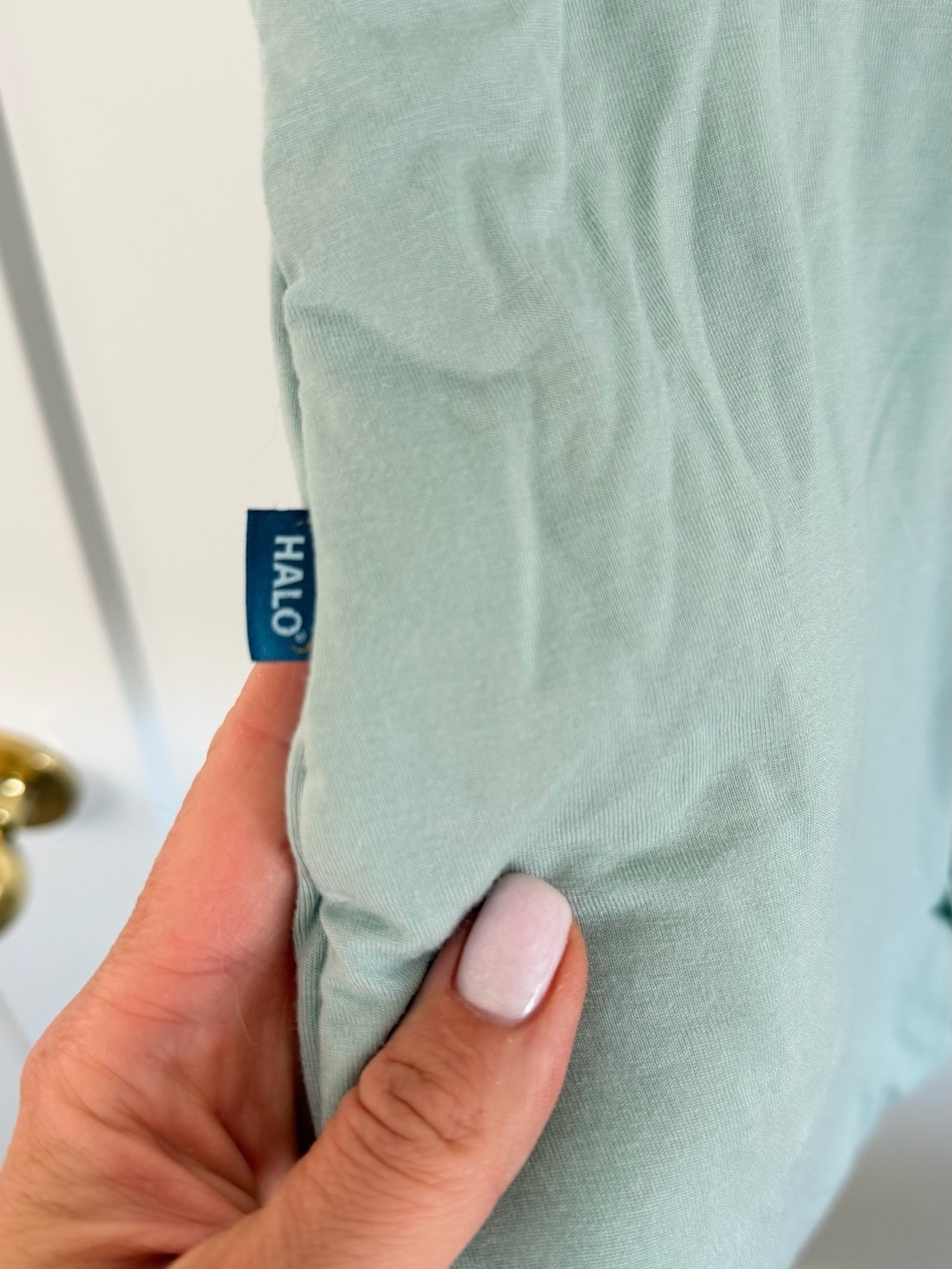 HALO Sleepsack Buttery Soft Rayon Bamboo Wearable Blanket Sage 0-6M S 1.5tog - Picture 3 of 6